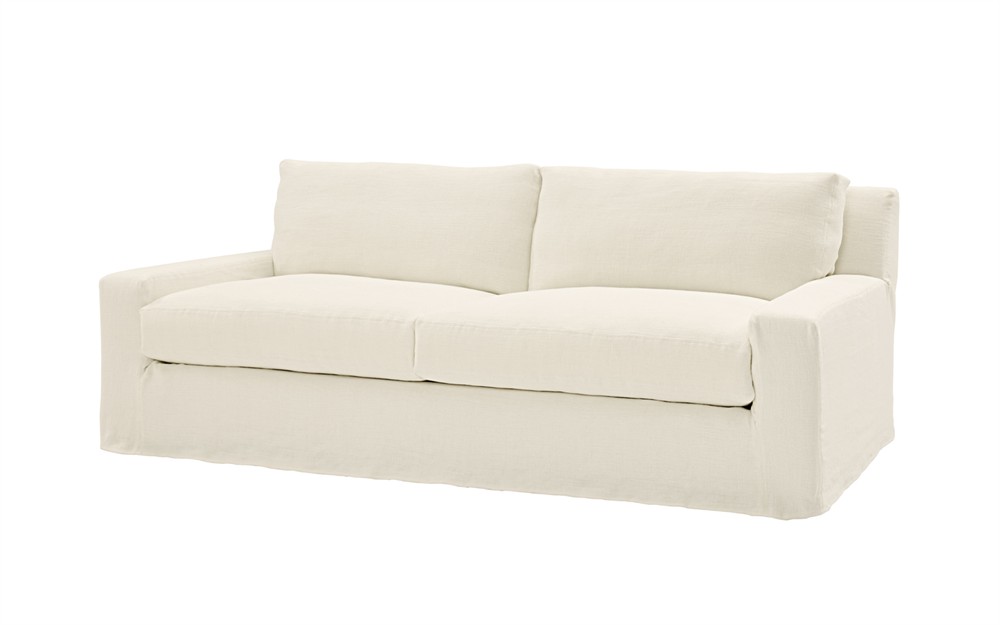 Henri Pale Ivory Sofa - 90"|