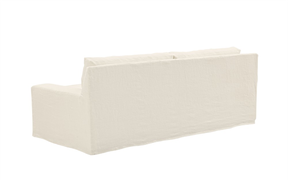 Henri Pale Ivory Sofa - 90"|