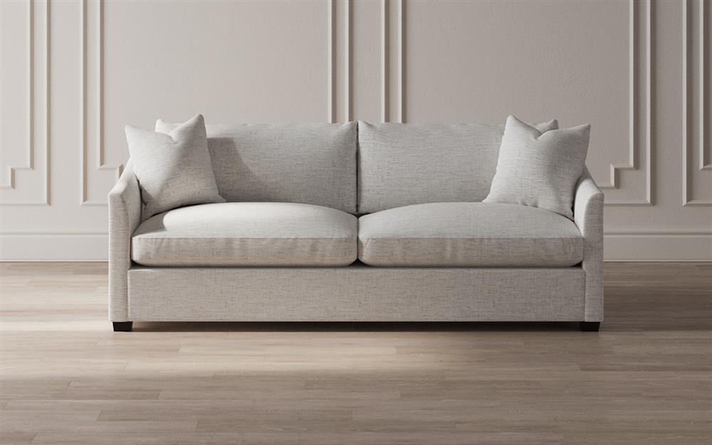 Clairmont Heathered Ivory Performance 2-Cushion Sofa - 89"|