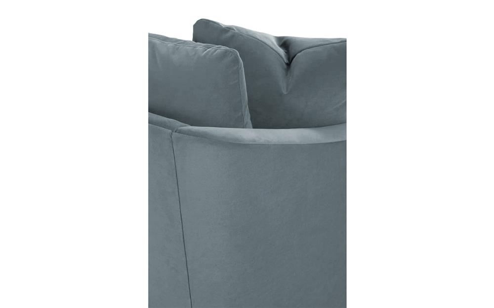 Clairmont Slate Blue 2-Cushion Sofa - 89&quot;|