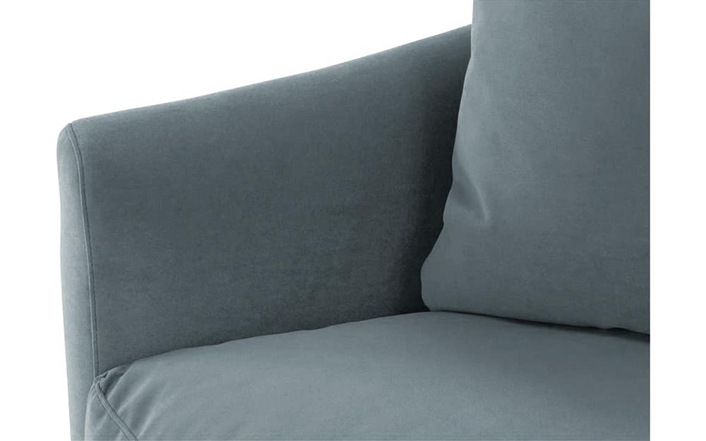 Clairmont Slate Blue 2-Cushion Sofa - 89&quot;|