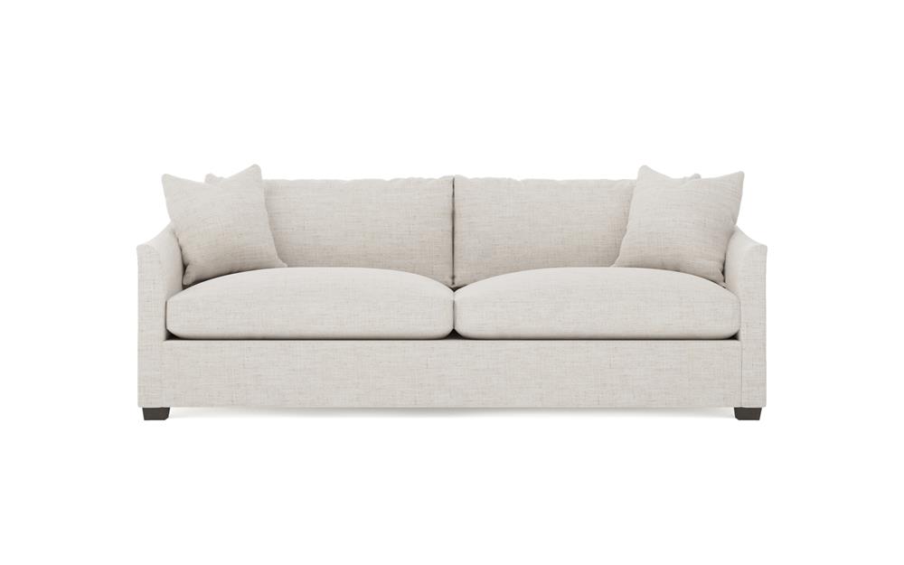 Clairmont Heathered Cream Performance 2-Cushion Sofa - 89&quot;|