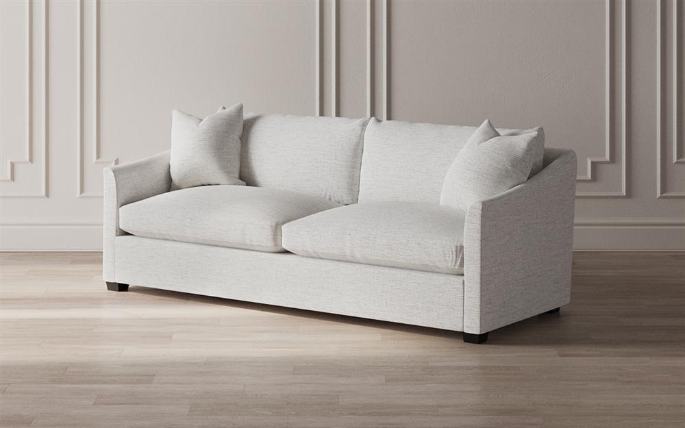 Clairmont Truffle Performance 2-Cushion Sofa - 89&quot;|