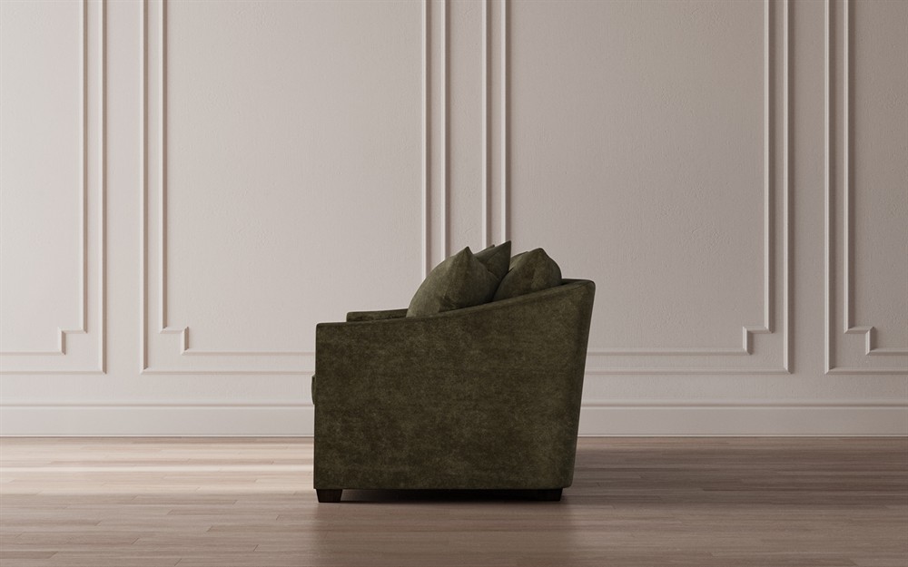 Clairmont Heathered Ivory Performance Bench Cushion Sofa - 89"|