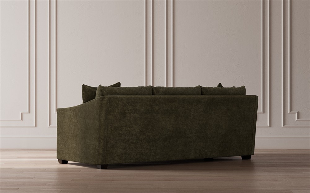 Clairmont Heathered Ivory Performance Bench Cushion Sofa - 89"|
