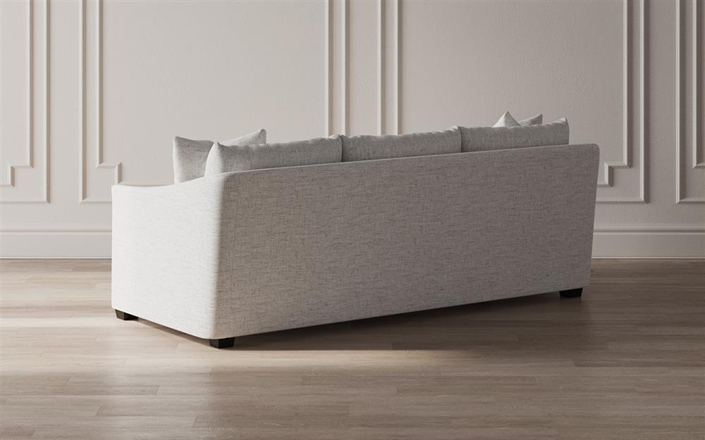Clairmont Heathered Ivory Performance Bench Cushion Sofa - 89"|