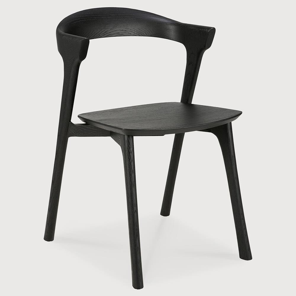 Ava Modern Classic Black Oak Dining Chair|