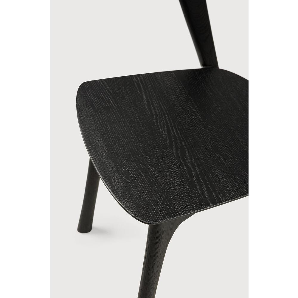 Ava Modern Classic Black Oak Dining Chair|