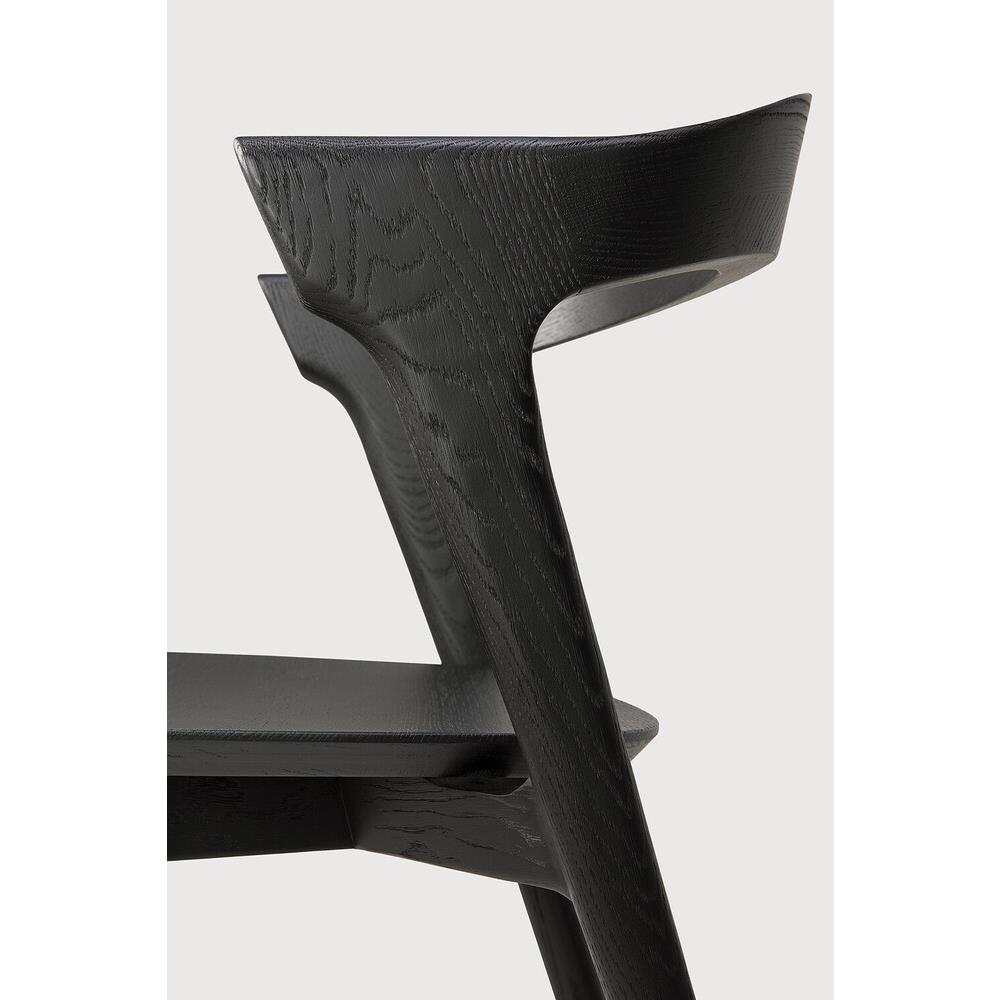 Ava Modern Classic Black Oak Dining Chair|