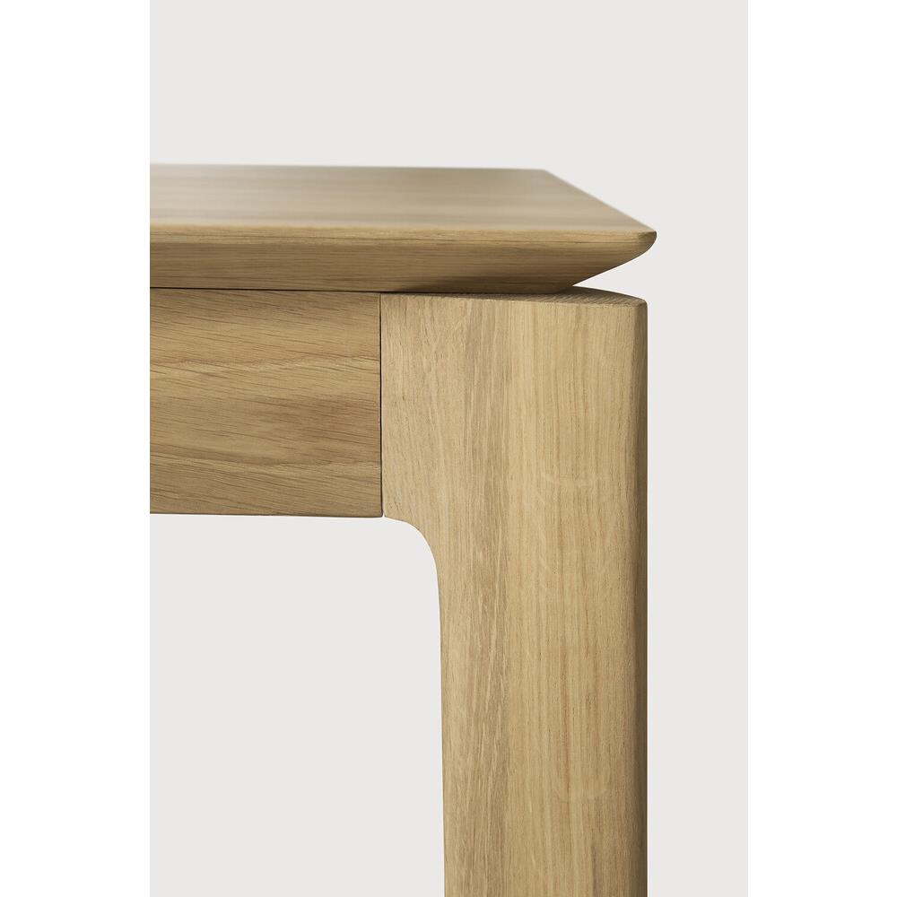 Ava Modern Classic Oak Rectangular Extendable Dining Table - 79"-118"|