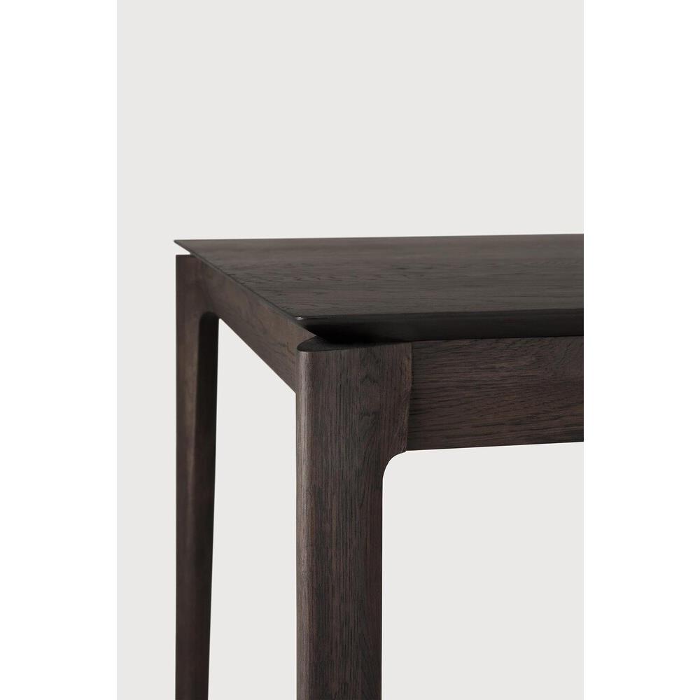 Ava Modern Classic Brown Oak Rectangular Extendable Dining Table - 79"-118"|