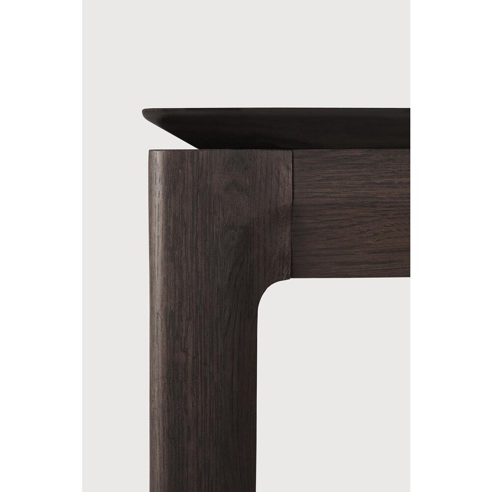 Ava Modern Classic Brown Oak Rectangular Extendable Dining Table - 79"-118"|