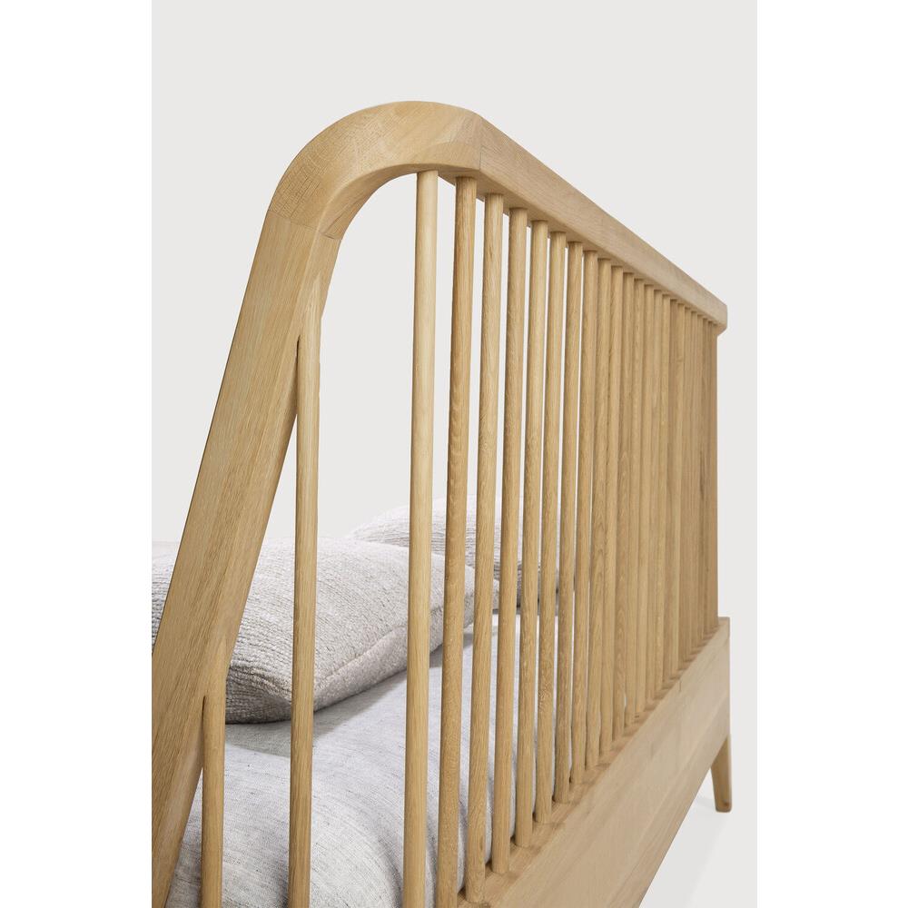 Nicole Modern Classic Oak Bed - Queen|