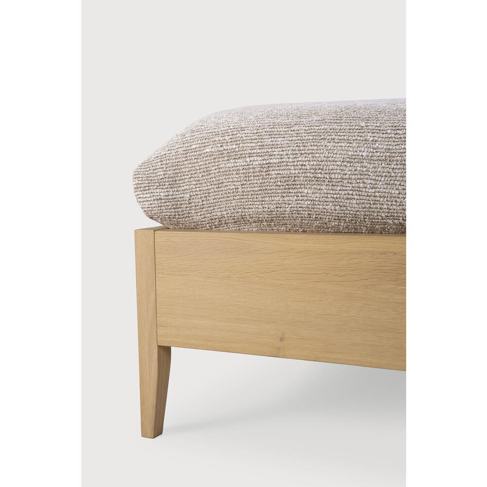 Nicole Modern Classic Oak Bed - Queen|