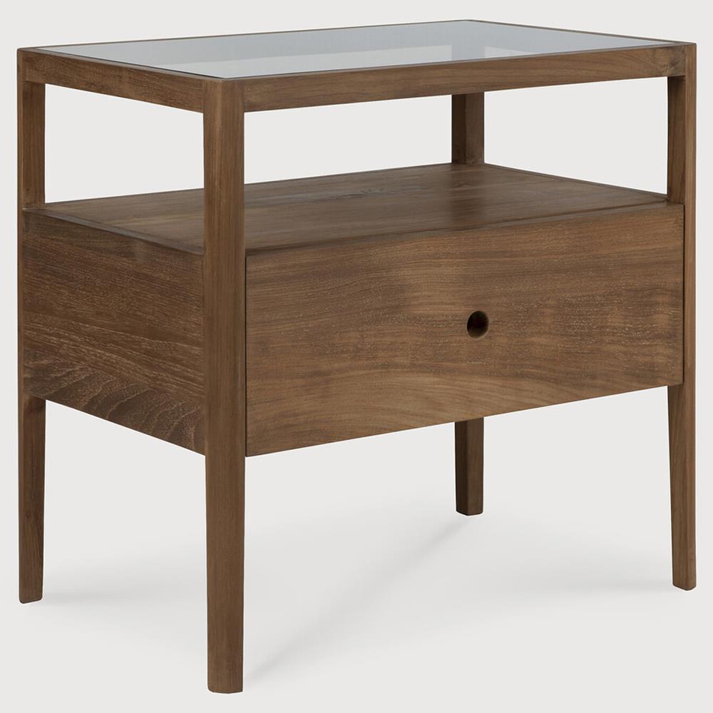 Nicole Modern Classic Reclaimed Teak Nightstand|