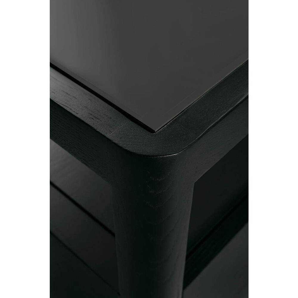 Nicole Modern Classic Black Oak Dresser|