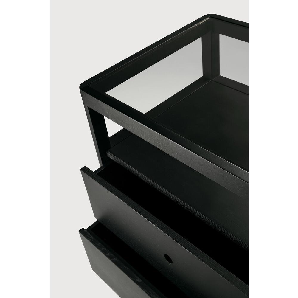 Nicole Modern Classic Black Oak Dresser|