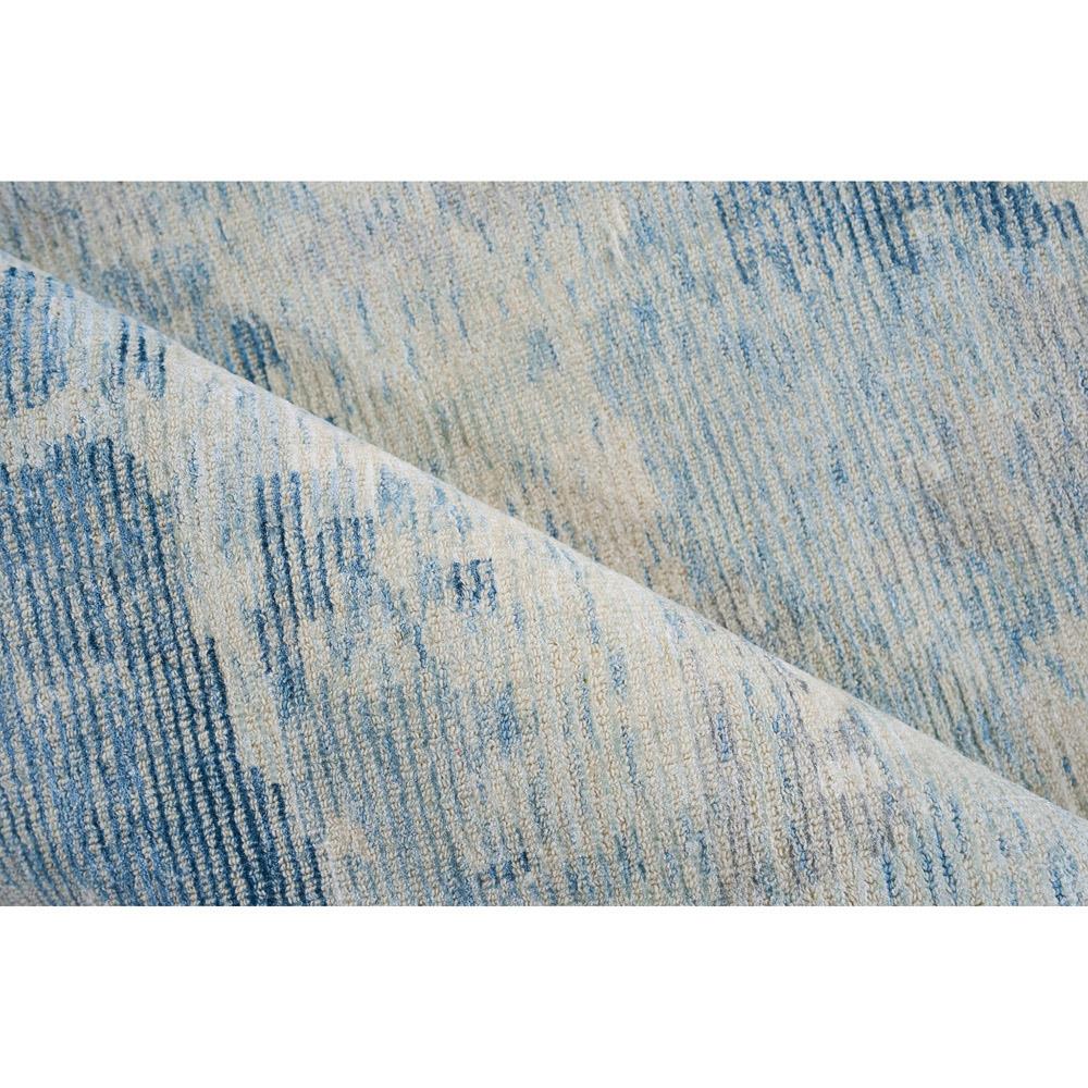 Elijah Modern Blue Wool Abstract Patterned Rug - Sample Sample | Kathy ...