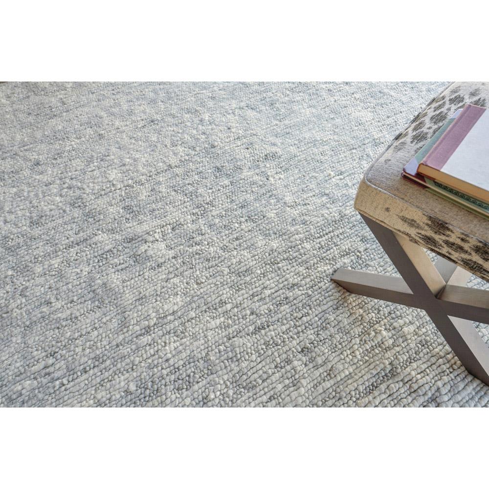 Noah Modern Classic Silver Wool Solid Rug - 2'x3' 2'x3' | Kathy Kuo Home