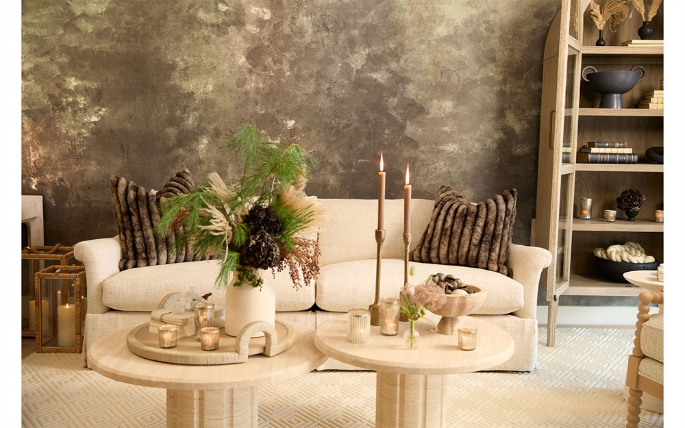 Amelie Cool Silver Sofa - 92"|