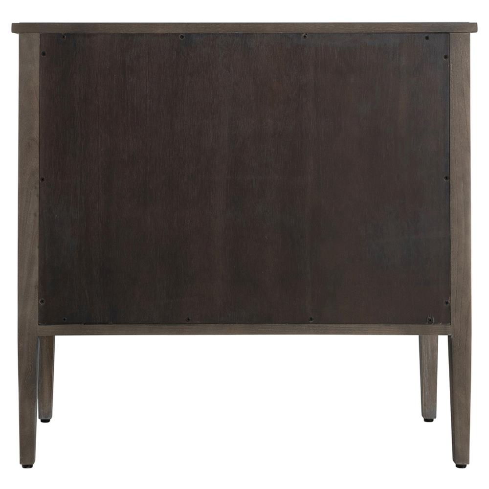 Darius Modern Classic Cerused Oak Ribbed Nightstand Wide (Over 29