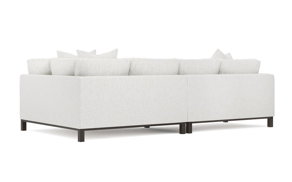 Adelle Heathered Ivory Performance Bumper Sectional - Right Bumper - 116&quot;|