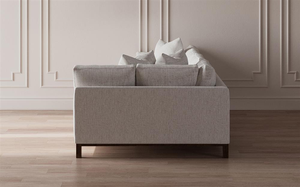 Adelle Heathered Ivory Performance Bumper Sectional - Right Bumper - 116&quot;|