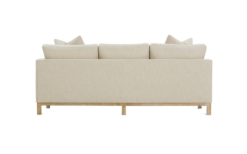 Adelle Heathered Ivory Performance Sofa - 90&quot;|