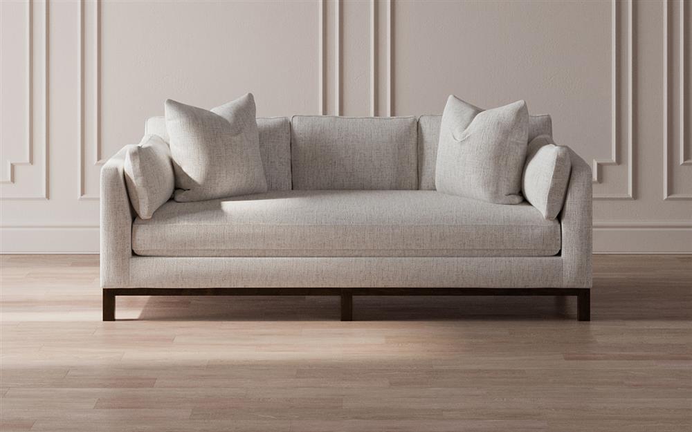 Adelle Heathered Ivory Performance Sofa - 90&quot;|
