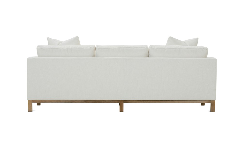 Adelle Heathered Ivory Performance Sofa - 99"|