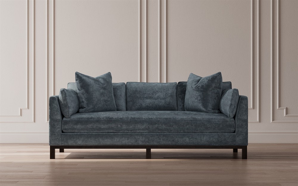 Adelle Heathered Ivory Performance Sofa - 99"|