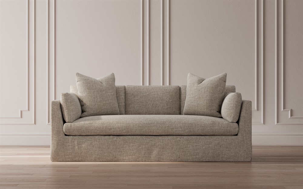Adelle Sea Salt Performance Slipcovered Sofa - 90&quot;|