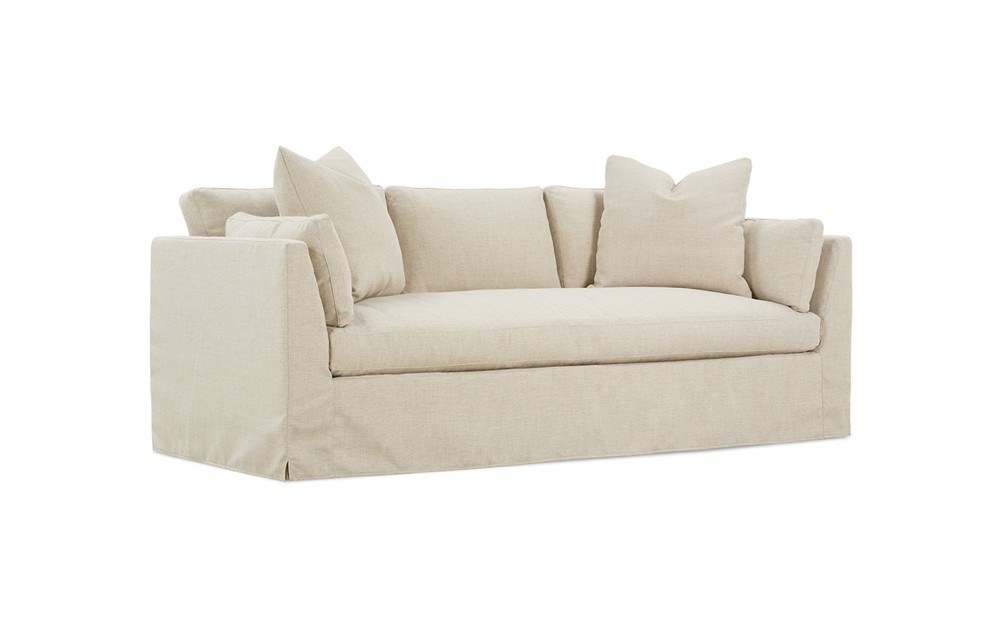Adelle Sea Salt Performance Slipcovered Sofa - 90&quot;|