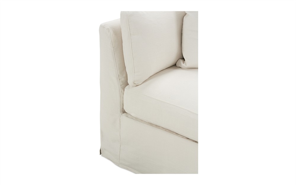 Adelle Sea Salt Performance Slipcovered Sofa - 99&quot;|