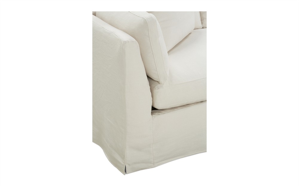 Adelle Sea Salt Performance Slipcovered Sofa - 99&quot;|