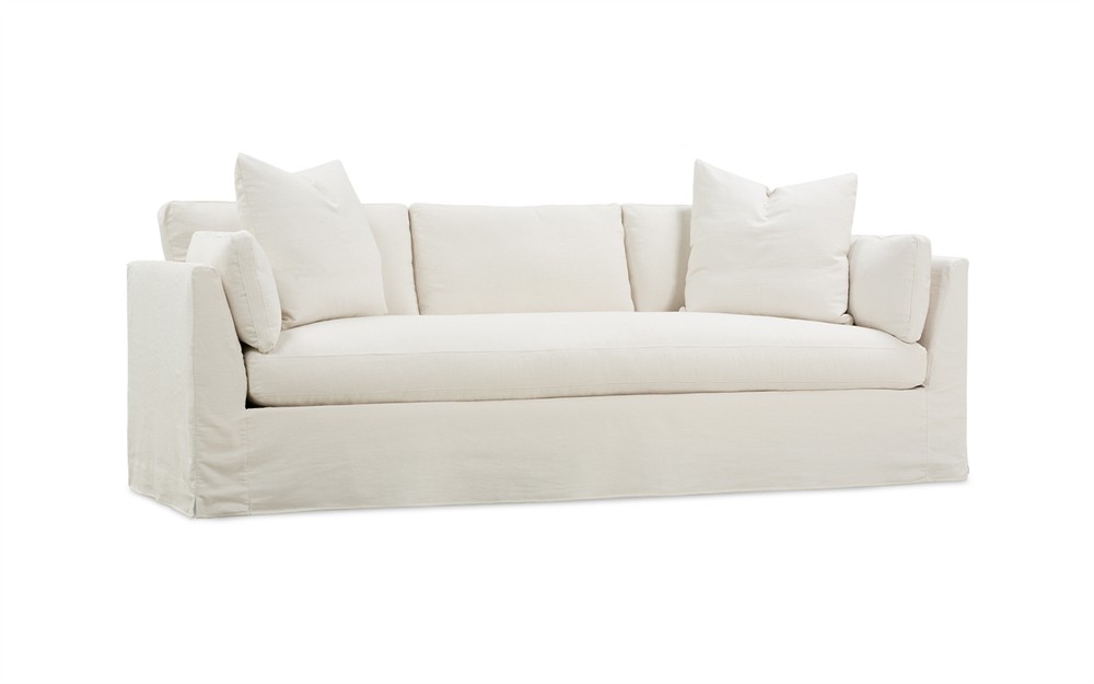Adelle Sea Salt Performance Slipcovered Sofa - 99&quot;|
