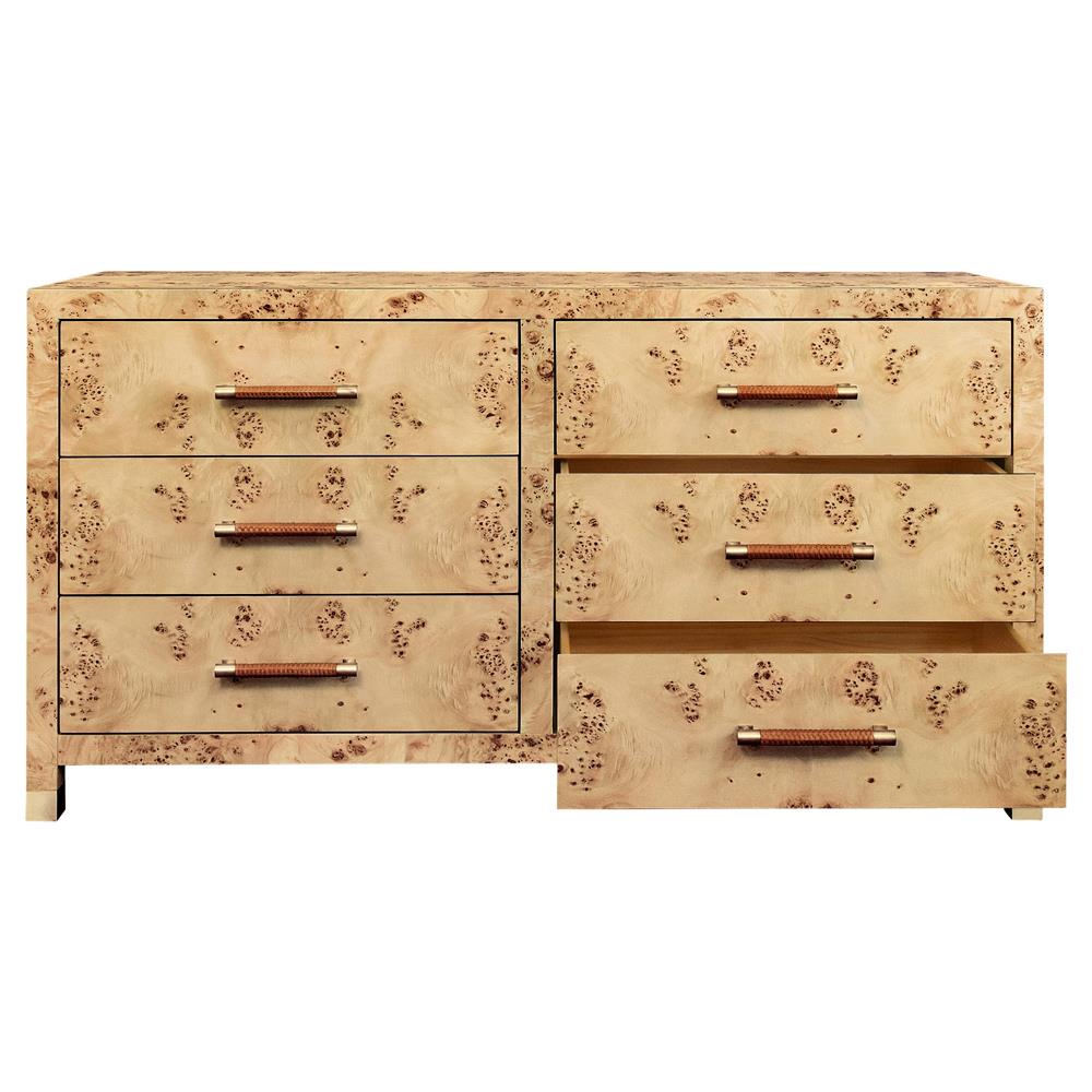 DRAW DRAWERS Race 2way Tops 完売色 Worlds Away Winchester Modern Classic Brown Burl Double Dresser
