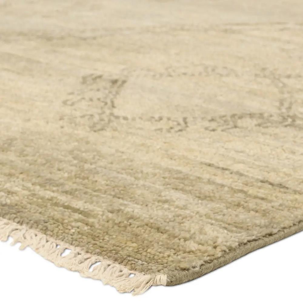 Nikita Fayola Global Green Wool Medallion Patterned Hand Knotted Rug - 6'x9'|