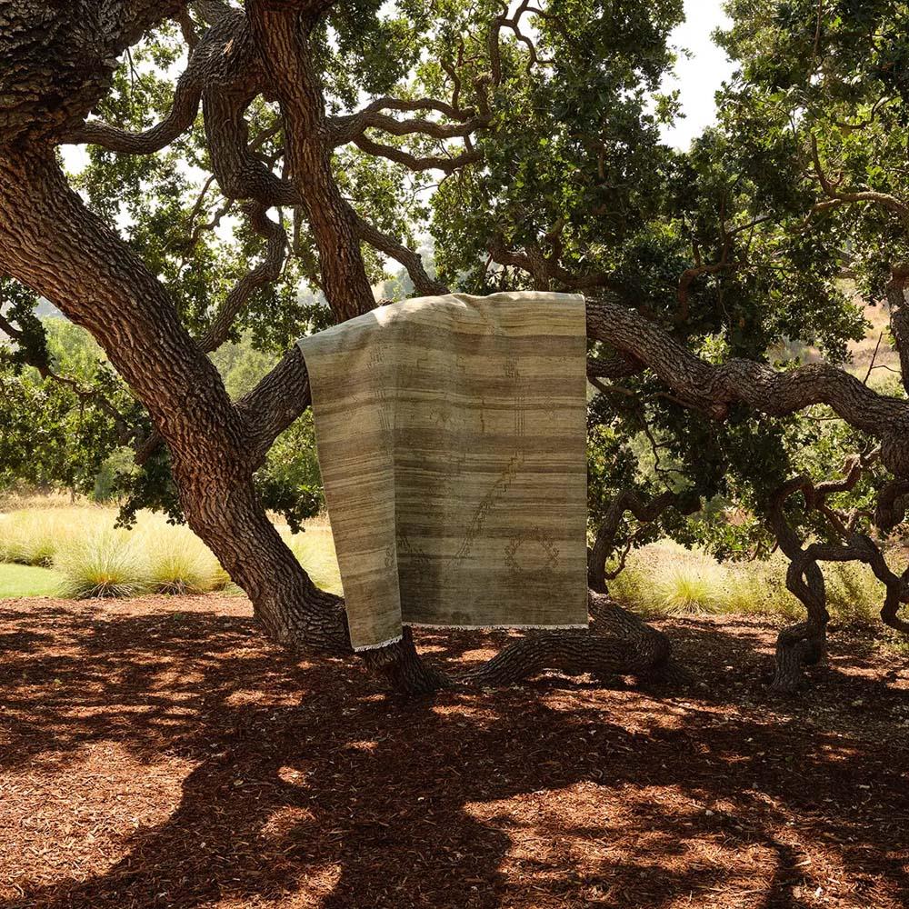 Nikita Fayola Global Green Wool Medallion Patterned Hand Knotted Rug - 6'x9'|