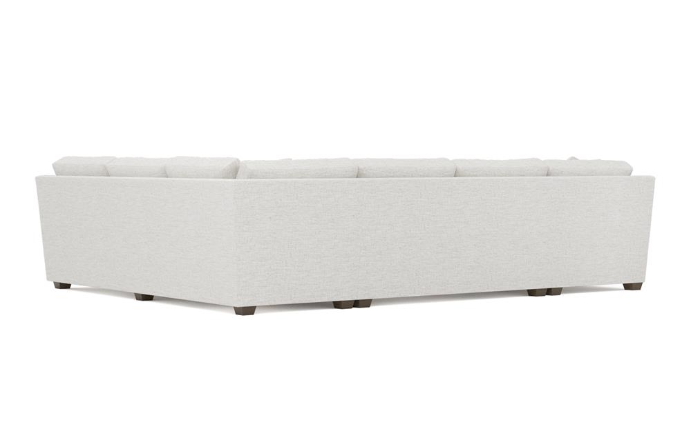 Avery Heathered Ivory Performance U-Chaise Sectional - Left Chaise - 145&quot;|