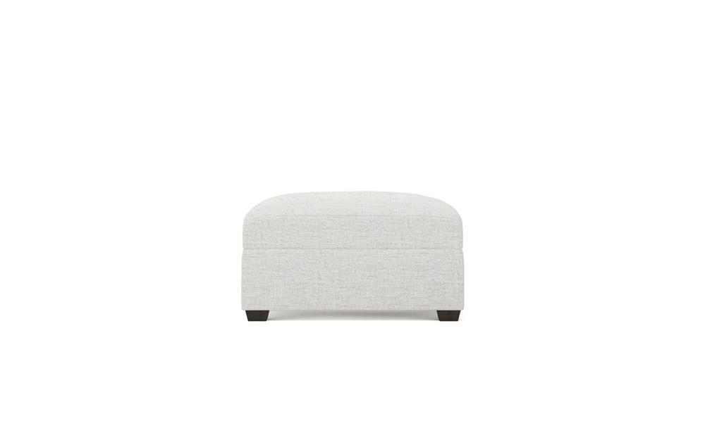 Avery Heathered Ivory Performance Ottoman|
