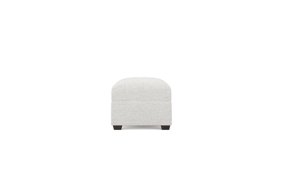 Avery Heathered Ivory Performance Ottoman|