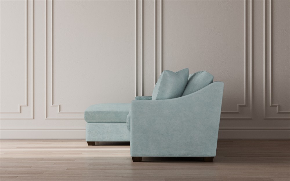 Avery Heathered Ivory Performance Chaise Sectional - Left Chaise - 110&quot;|