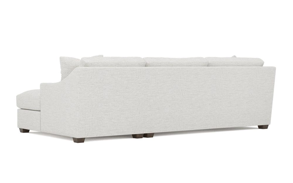Avery Heathered Ivory Performance Chaise Sectional - Right Chaise - 110&quot;|