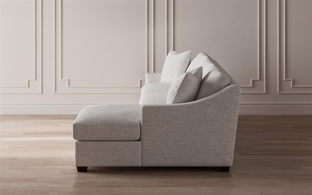 Avery Heathered Ivory Performance Chaise Sectional - Right Chaise - 110&quot;|