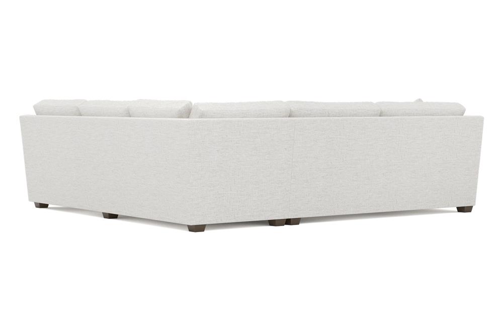 Avery Heathered Ivory Performance Corner Sectional - Left End - 111&quot;|