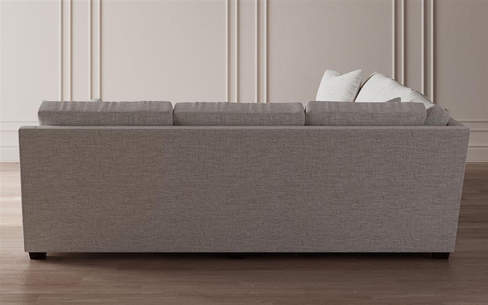 Avery Heathered Ivory Performance Corner Sectional - Left End - 111&quot;|