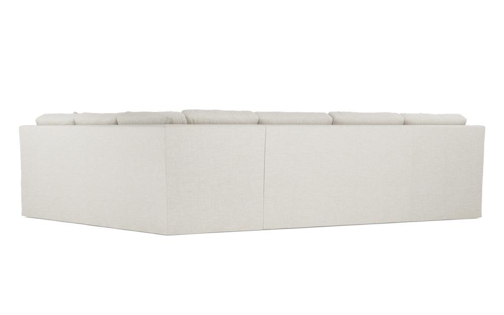 Avery Sea Salt Performance Slipcovered U-Chaise Sectional - Left Chaise - 145"|