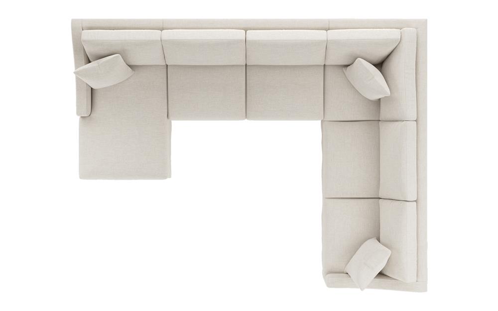 Avery Sea Salt Performance Slipcovered U-Chaise Sectional - Left Chaise - 145"|