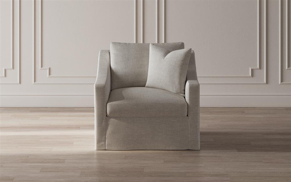 Avery Sea Salt Performance Slipcovered Chair|
